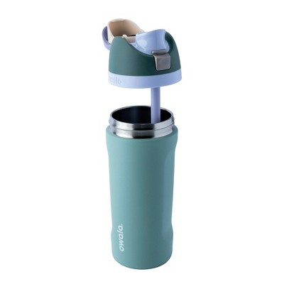 Owala 16oz Kids' FreeSip Stainless Steel Water Bottle - Misty Meadow
