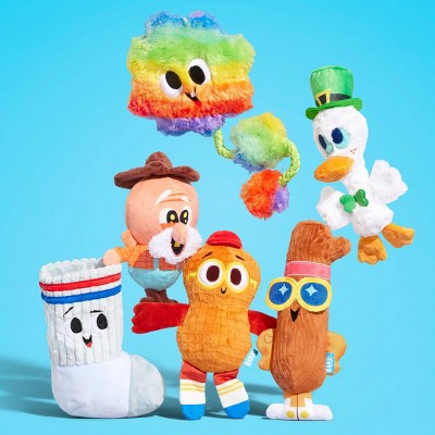 BARK 14" Snack Pack Tooty the Toot Dog Rope Plush Toy