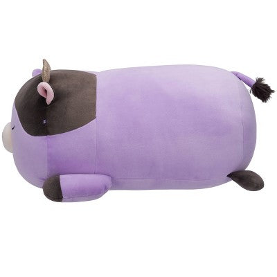 18" Alexie Purple and Black Cow with Gold Horns Squishmallows Plush
