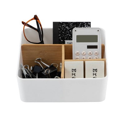 Thinkspace 4 Compartment Storage White