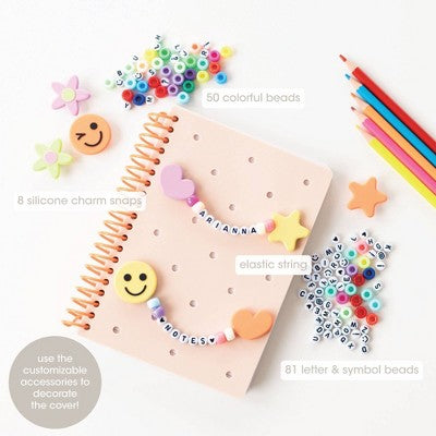 Pearhead Custom Charm Journal Gift Set