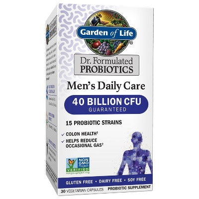 Garden of Life Men's Probiotic Daily Care Capsules - 30ct