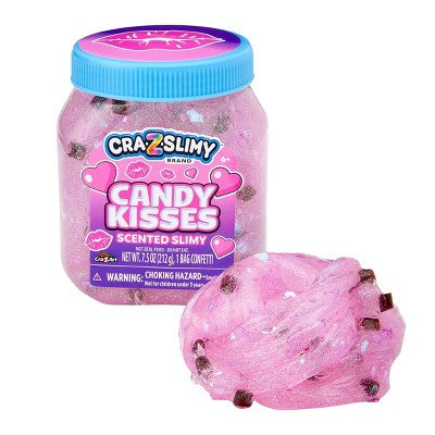 Cra-Z-Slimy Candy Kisses Scented Slime Jar