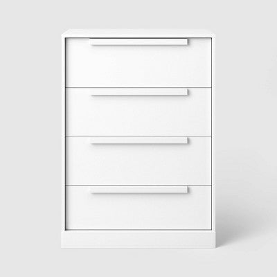 Modern 4 Drawer Dresser White - Room Essentials (LOCAL PICKUP ONLY)
