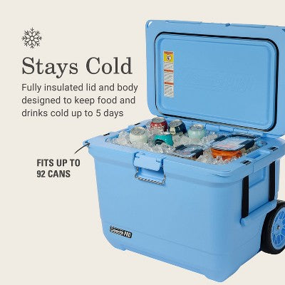 Coleman Pro 55qt Hard Sided Cooler - Blue Sky (LOCAL PICKUP ONLY)