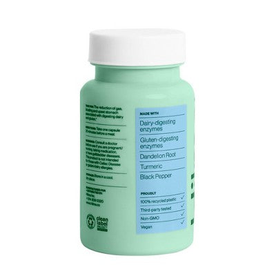 Hilma Dairy + Gluten Digestive Enzymes Vegan Capsule - 30ct