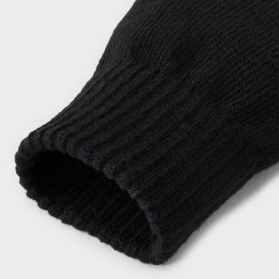 Men's Classic Knit Touch Gloves - Goodfellow & Co Black