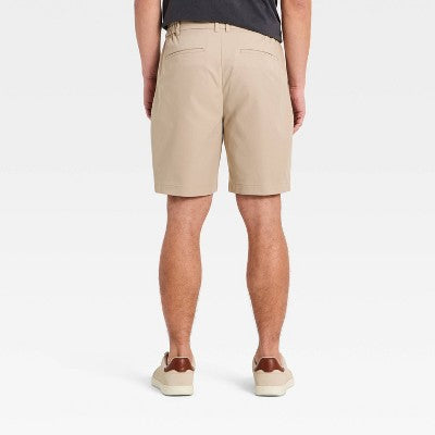 Men's 8" Comfort Commuter Shorts - Goodfellow & Co Tan L