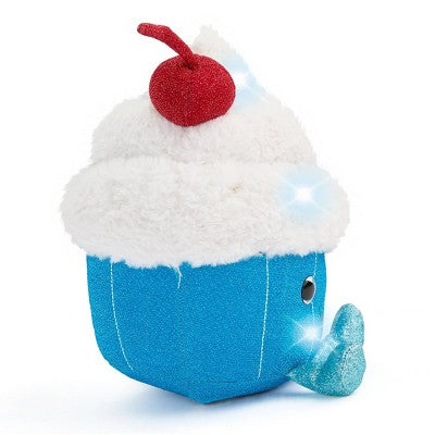 FAO Schwarz 11" Glow Brights Plush LED with Sound Cupcake