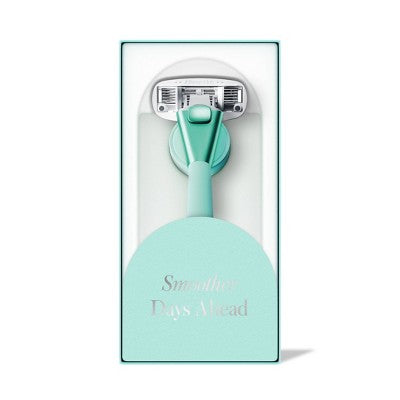 Athena Women's 5 Blade Reusable Razor Kit - Mint