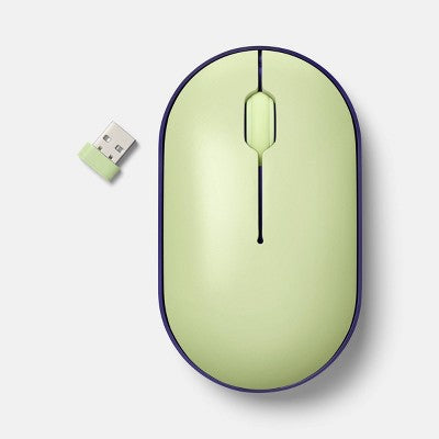 Bluetooth Mouse - heyday Pastel Lime: USB-A Connection, Home Use