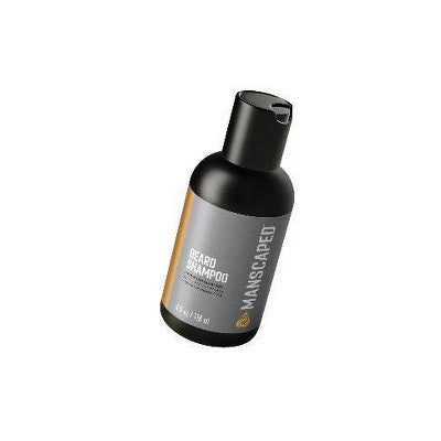 Manscaped Beard Shampoo - 4 fl oz: Dye-Free, Paraben-Free Gel for All Hair Types, Basic Cleansing, Sulfate-Free