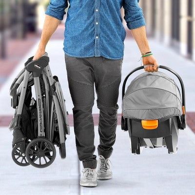 Chicco Mini Bravo Plus Travel System - Slate Gray (LOCAL PICKUP ONLY)