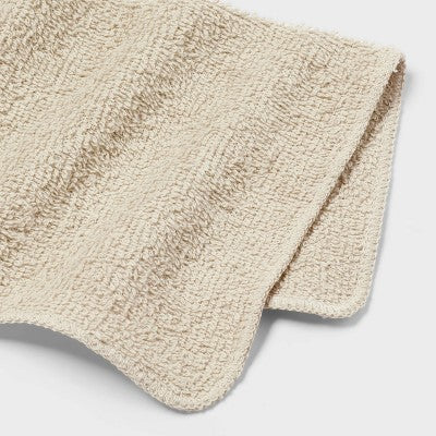 6pk Washcloth Set Tan - Room Essentials