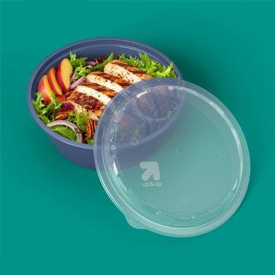 32oz 20pc Meal Prep Food Storage Containers - Round - 4 cup - 10pk - up&up