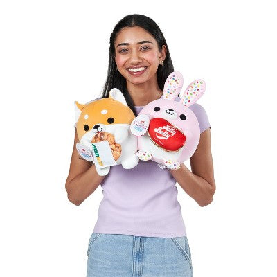 Snackles 8" Corgi and Subway Plush: Stuffed Animal Polyester Dog Toy