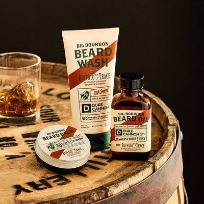 Duke Cannon Big Bourbon Beard Wash - Bourbon Oak Barrel Scent - Conditioning Beard Wash for Men - 6 fl. oz