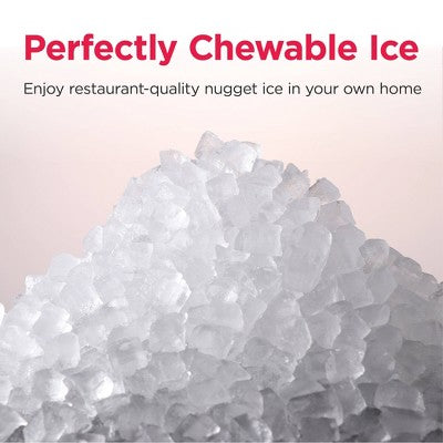 Frigidaire Nugget Ice Maker - Black Stainless Steel: Countertop Ice Machine, 44 lbs Daily Production, 2.5 lbs Storage (LOCAL PICKUP ONLY)