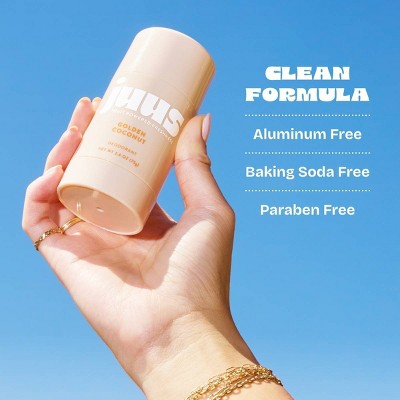 Juus Aluminum-Free Serum Deodorant Stick - Golden Coconut - 2.6oz: Paraben-Free, Under Arm Use