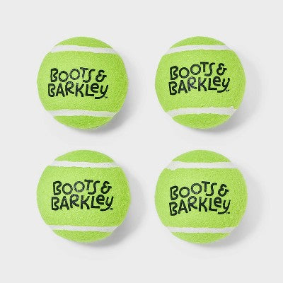 Tennis Ball with Squeaker Dog Toy - Boots & Barkley