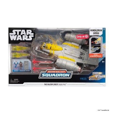 Star Wars: The Mandalorian - Deluxe Vehicle (8" Vehicle & 2 Figure) - Razor Crest (TGT Exclusive)