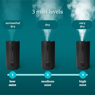 HoMedics Ultrasonic Cool Mist Humidifier with Dishwasher-Safe Components