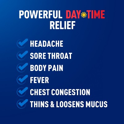 Mucinex Rapid Clear Pain Headache Mucus Congestion Daytime & Nightime Liquid Gels - 24ct