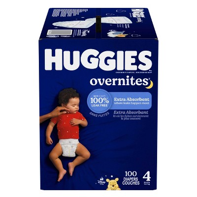 Huggies Overnites Diapers Enormous Pack - Size 4 - 100ct