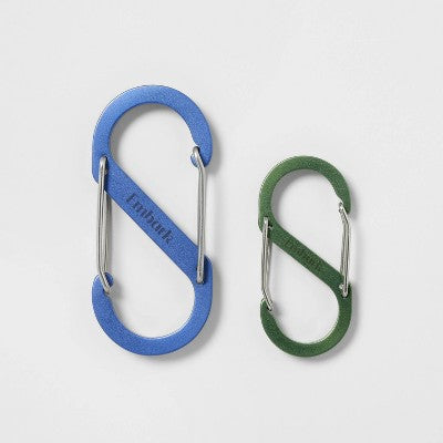 Wiregate Non-Locking Carabiners 2pc - Embark
