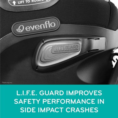Evenflo Revolve 360 Extend All-in-One Rotating Convertible Car Seat - Revere Gray (LOCAL PICKUP ONLY)