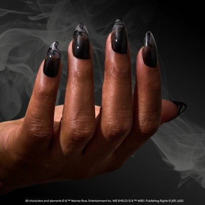 Glamnetic Dementor Press-On Nails - 30ct - Ulta Beauty: Glossy Almond Shape, ABS Material, Dark Tone