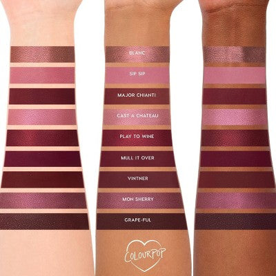 ColourPop 9-Pan Eyeshadow Palette - Wine & Only - 0.3oz