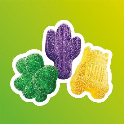 SHAQ-A-LICIOUS Sour Gummies Peg Bag (Pineapple - Watermelon and Mixed Berry Flavors) - 12ct/6.2oz