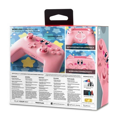 PowerA Core Wireless Controller for Nintendo Switch Kirby Mouthful