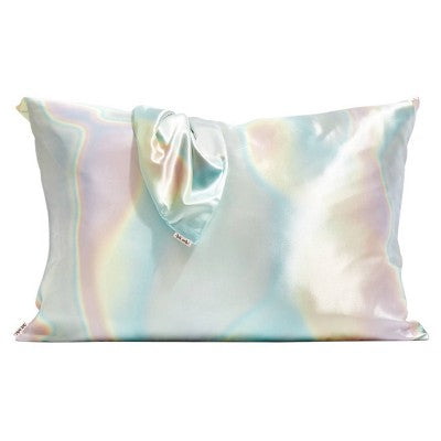 Kitsch Well Rested Satin Pillowcase & Pillow Scrunchie Aura - 2pc