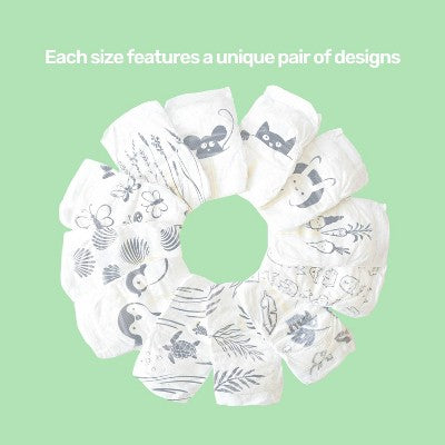 Parasol Clear+Dry Natural Disposable Diapers - Size 3 - 64ct