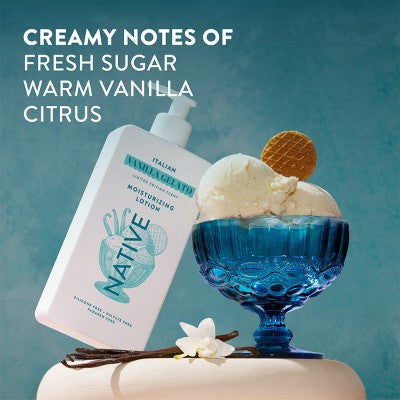 Native Limited Edition Global Flavors Hand & Body Lotion - Italian Vanilla Gelato - 16.5 fl oz