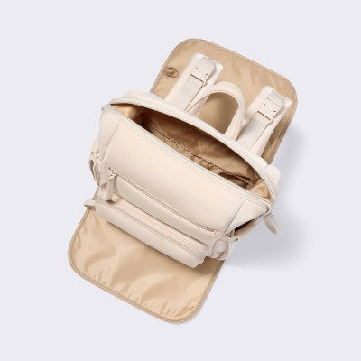 Mini Boxy Solid Backpack Diaper Bag - Tan - Cloud Island