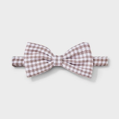 Boys' Gingham Bow Tie - Cat & Jack Brown