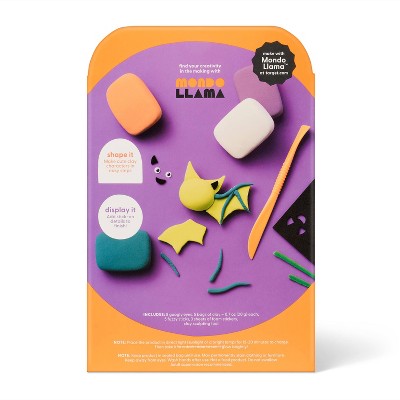 Halloween Craft Air Dry Clay Characters Activity DIY Art Kit - Mondo Llama
