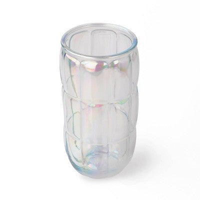 Glass Tiered Vase Clear - Bullseye's Playground