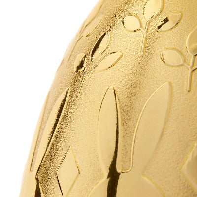 5" Gold Plastic Fillable Easter Egg - Spritz