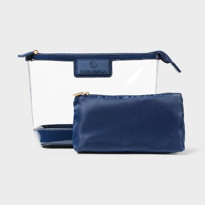 Sonia Kashuk 2 in 1 Makeup Travel Bag - Navy Patent