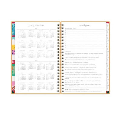 Rhi James for Blue Sky Weekly/Monthly Planner 15 Month Wirebound 5"x8" Matte Hardcover - Gold Balloon