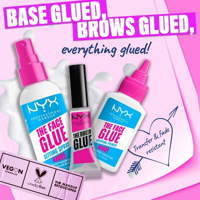 NYX Professional Makeup The Face Glue Makeup Setting Spray - 2 fl oz