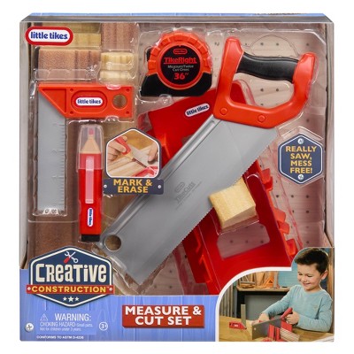 Little Tikes Creative Construction Measure & Cut Set with 5 Accessories