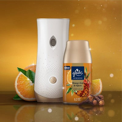 Glade Automatic Spray Air Freshener - Orange Zest & Clove - 6.2oz