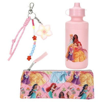 Disney Princess 5pc Set Quilted Backpack - Pink
