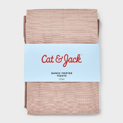Girls' Dance Tights - Cat & Jack Honey Beige M