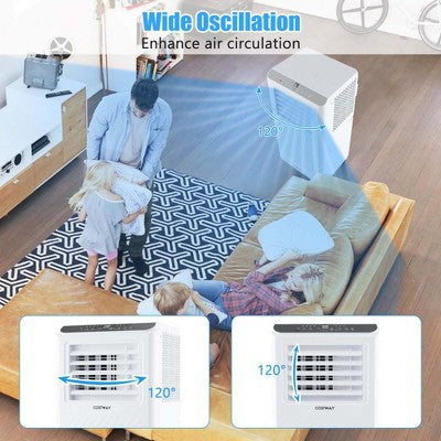 Costway 8000 BTU Portable Air Conditioner 3-in-1 Freestanding Air Cooler with Dehumidifier 5000 BTU(8000BTU ASHRAE) (LOCAL PICKUP ONLY)